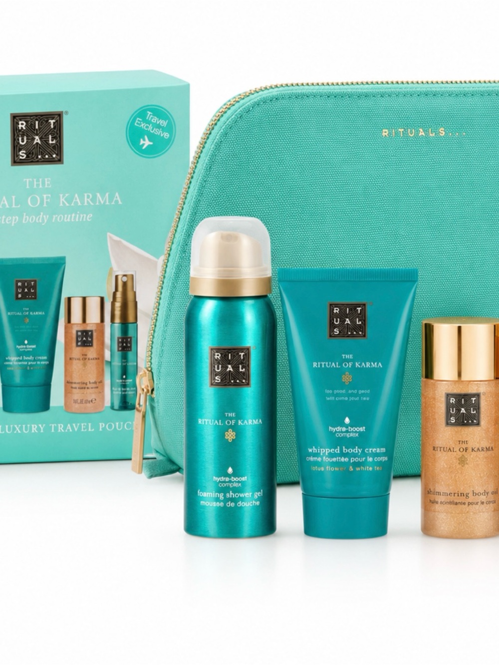 Rituals the ritual of karma 4 step body routine travel size Set
4 Step Routine,